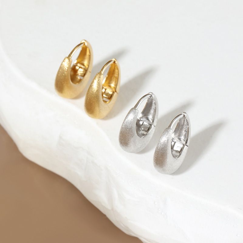 Boucles d'oreilles en argent sterling boucles d'oreilles givrées exquises boucles d'oreilles de niche de haute qualité pour femmes boucles d'oreilles à pampilles vintage_voghion.com