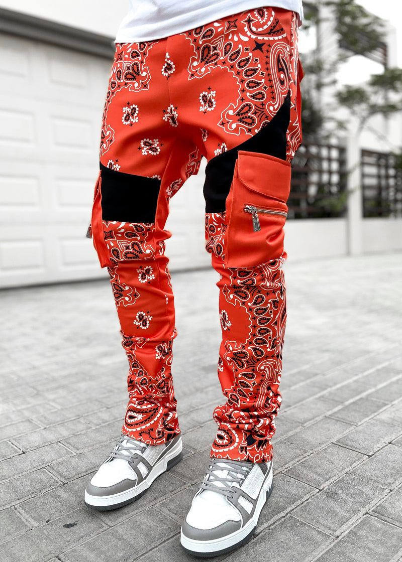 Men's clothing Casual Sports Haren pants Baggy high street hip hop overalls_voghion.com