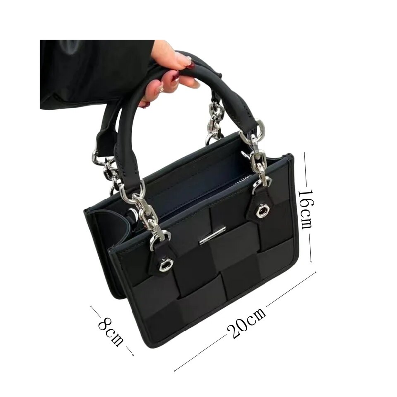 2023 Frühjahr/Sommer Umhängetasche Weben Unterarmtasche Damen Nischendesign Advanced Sense Commuter Handtasche_voghion.com
