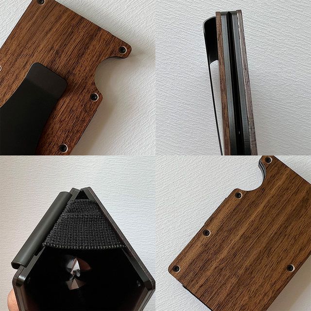 Card Holder Aluminium Case And Money Anti Theft RFID Designer Luxury For Men Porta Credencial Tarjetero Wallet Male Slim Case_voghion.com