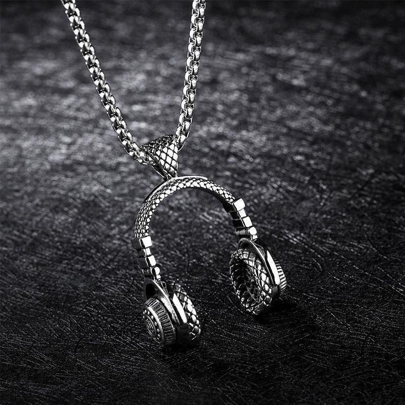 Jóias personalizadas Hip-Hop Street Pingente Veratile Trendy Handdome Sweater Fashion Headet Colar Casal_voghion.com