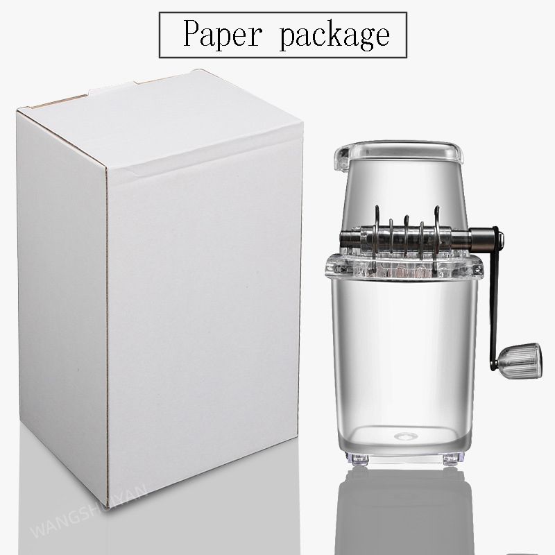 Husholdnings Mini Easy Ice Shaver Håndholdt Snø Manuell Ismaskin Stekt Ismaskin_voghion.com