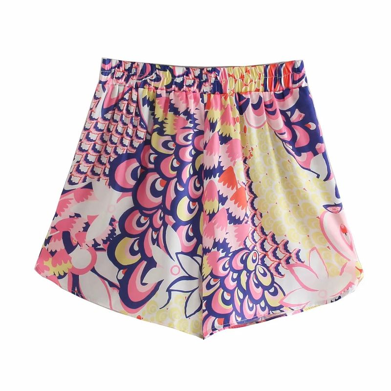Abbigliamento donna moda casual completo spiaggia protezione solare completo camicia a maniche lunghe pantaloncini foulard completo tre pezzi_voghion.com