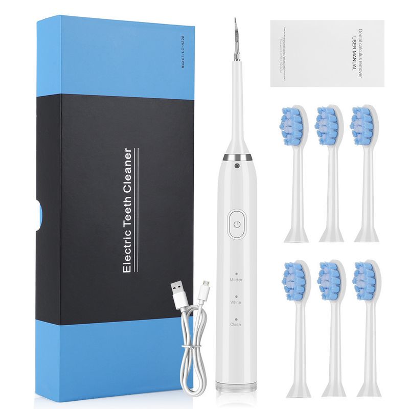 Three Mode 7 Brush Head Soft Hair Electric Toothbrush Intelligent Cleaner To Remove Tooth Stains And Tartar Household_voghion.com