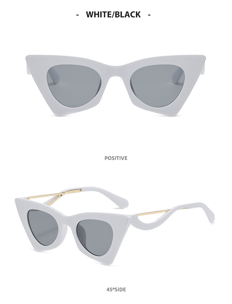 New Cat Eye Styling, Face Shaping, Self Taking Sunglasses, Flat Light Mirrors, Walking Show, Personalized and_voghion.com