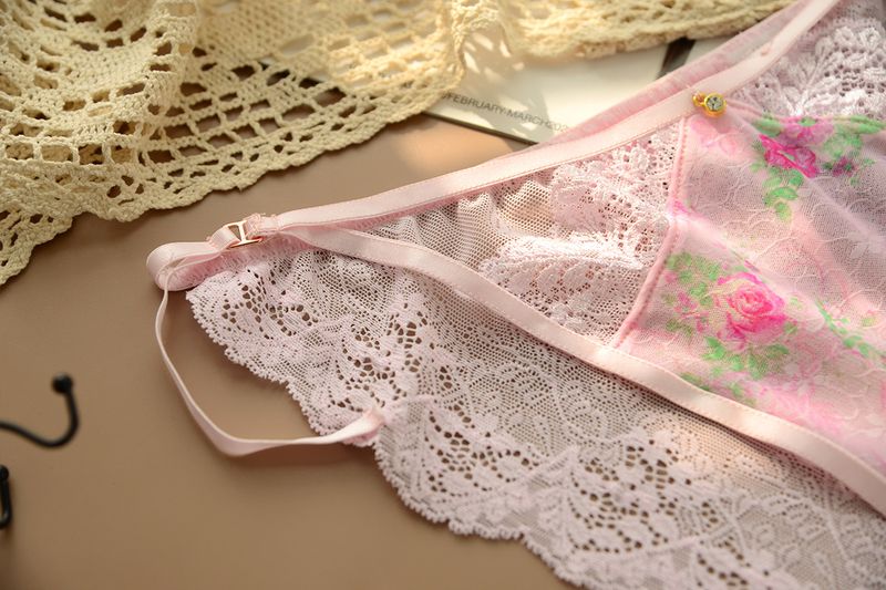 Slip in cotone a rete in pizzo non cavo sexy non forato traspirante ad asciugatura rapida taglia forte HN mm, consegna in un unico pezzo_voghion.com