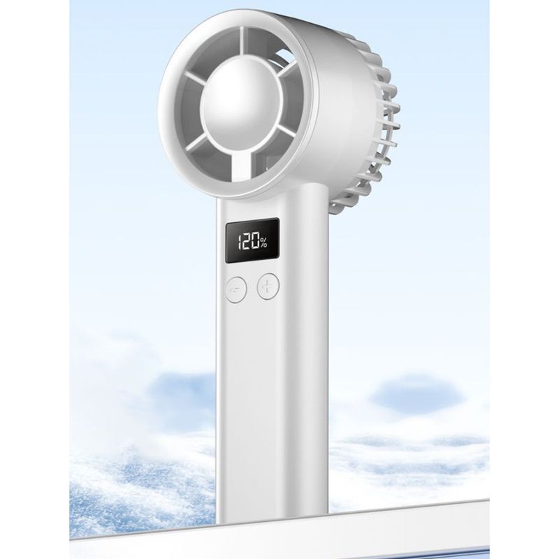 Mini 120 Geschwindigkeiten USB wiederaufladbarer tragbarer kleiner leiser Handventilator für den Außenbereich_voghion.com