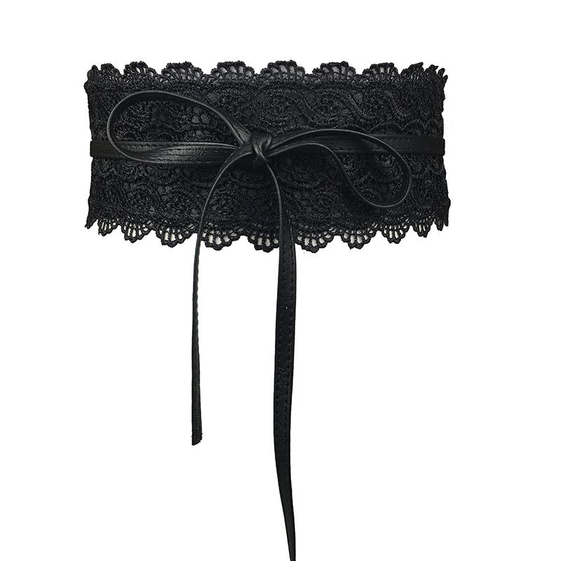 Cintura decorativa in vita per gonna da donna con bordo in pizzo extra dolce e largo_voghion.com
