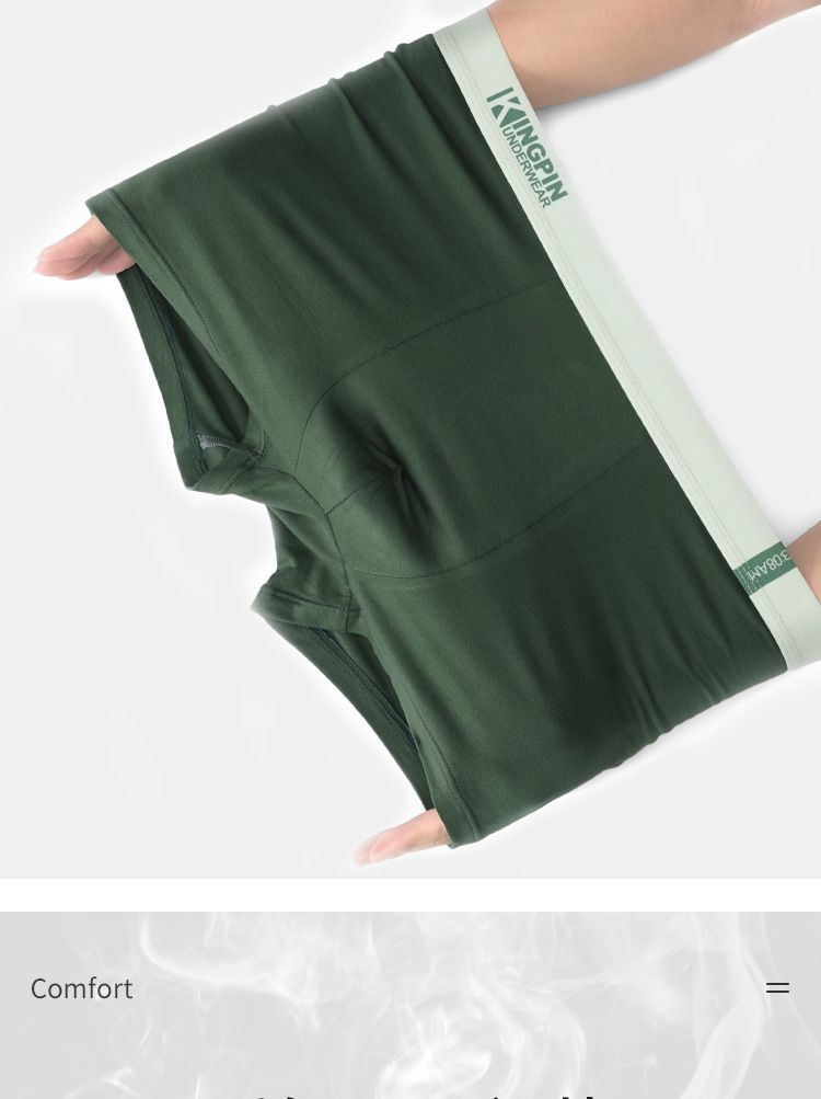 Men's Underwear Antibacterial Comfortable Boxer Briefs Student Pants Fashionable And Simple Four Colors Optional_voghion.com