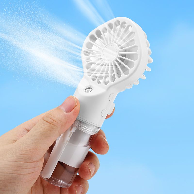 New Handheld Mini Air Conditioner USB Rechargeable Portable Mist Cooler Cooling Spray Humidifier Fan For Home Office_voghion.com