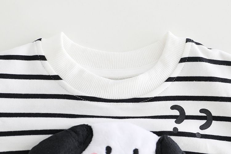 2024 Nuovo Sport Cartone animato Carino Bambini Primavera e Autunno Felpa con cappuccio Casual Due Pezzi Set_voghion.com