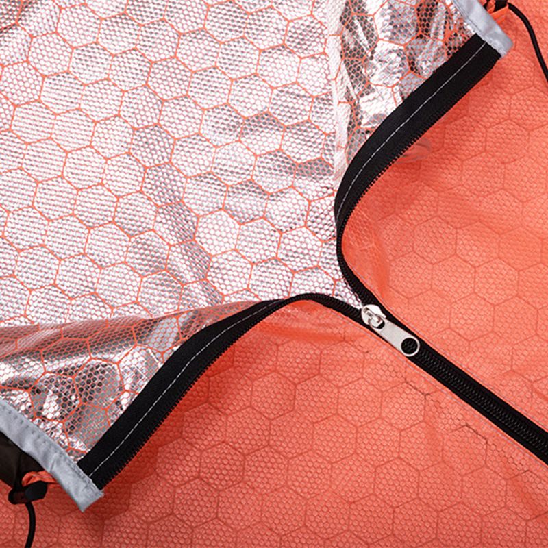 TOMSHOO Notfallschlafsack, ultraleicht, wasserdicht, wärmereflektierend, Thermoschlafsack, Überlebensausrüstung für Outdoor-Abenteuer_voghion.com