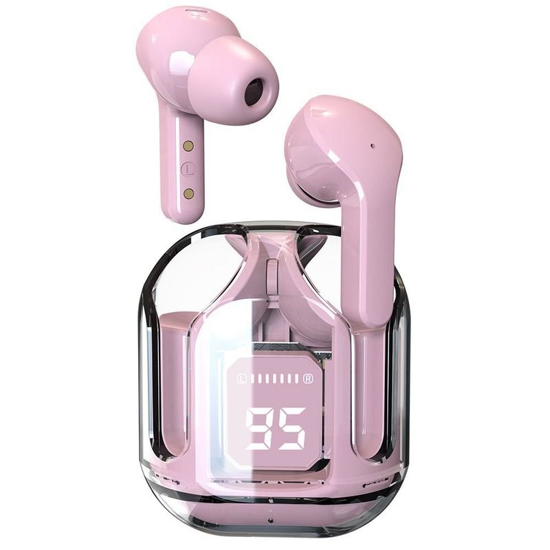 Neu Drahtlose Ohrhörer Bluetooth In-Ear-Kopfhörer Transparent Blue Tooth Ohrhörer_voghion.com