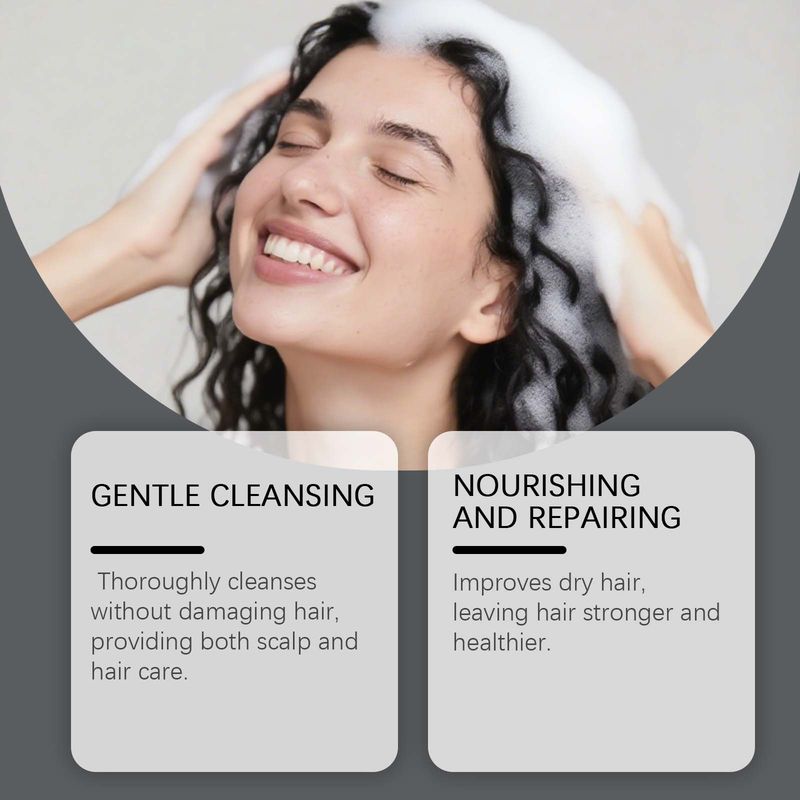 Hoegoa Rosemary Shampoo Refreshing Gentle Cleansing Smooth Shiny Hair Rich Foam Daily Care_voghion.com