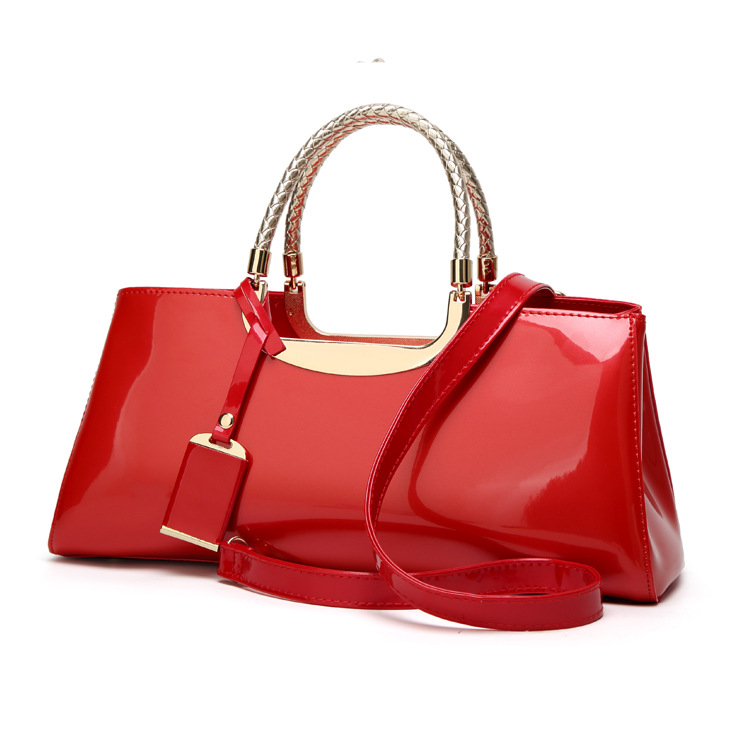 Borsa da sposa per banchetto da sposa a spalla singola in pelle laccata con colla leggera alla moda 2024_voghion.com