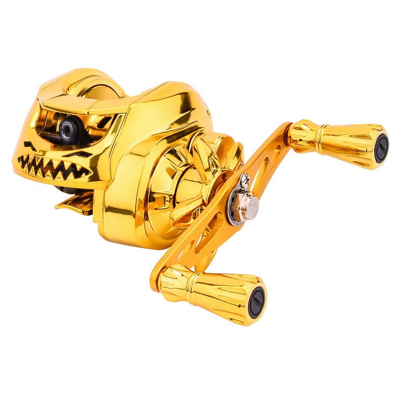 Mulinello da pesca con lenza da lancio lunga, antideflagrante, resistente all'acqua salata, per mulinelli da lancio in metallo con bocca di cavallo e mulinello da lancio a bocca di cavallo._voghion.com