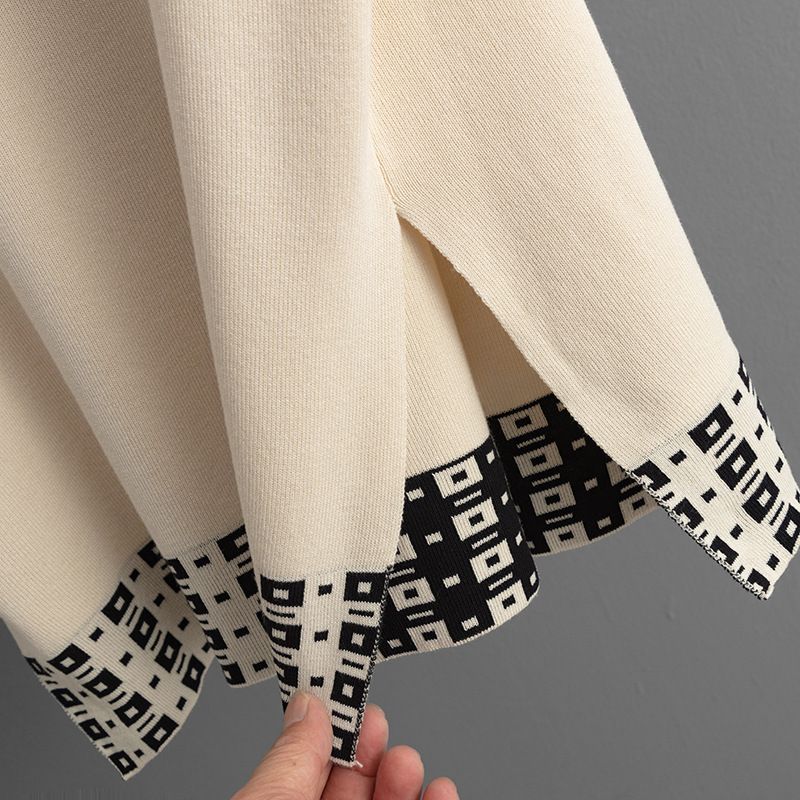 Frauen Kleidung sommer neue einfache mode rundhals einfarbig kurzarm top + hosen kontrast rand gestrickte zwei-stück set_voghion.com