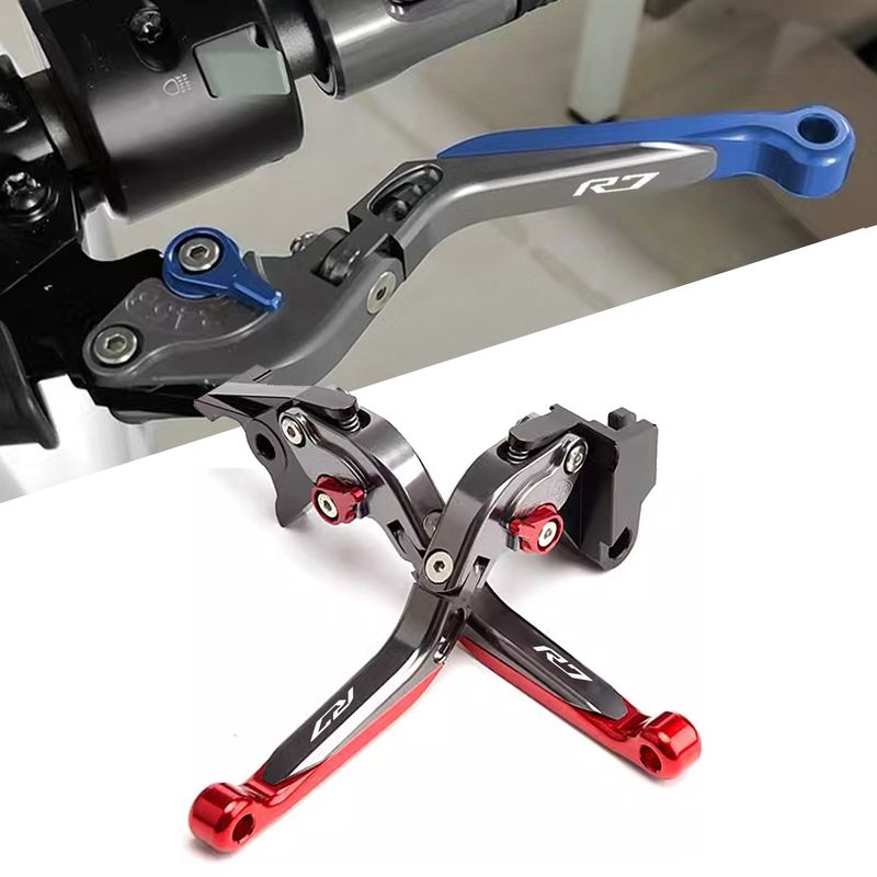 YZF R7 YZFR7 YZF-R7 Új motorkerékpár alkatrészek CNC 6 sebességes állítható behúzható összecsukható fékkuplungkar_voghion.com
