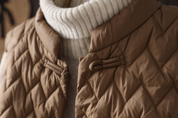 Gilet in cotone con bottoni doppiopetto retrò cinese per donna, leggero, invernale, a strati, snellente, caldo, imbottito_voghion.com