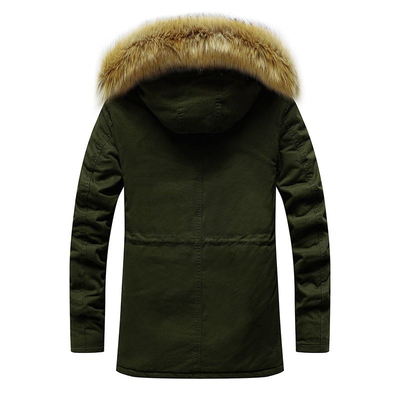 Herbst und Winter Baumwollgepolsterte Kleidung Herren Outdoor Samt Verdickte Warme Baumwollgepolsterte Jacke Lässiges Oberteil Große Größe Multi-Tasche Baumwollgepolsterte Kleidung_voghion.com