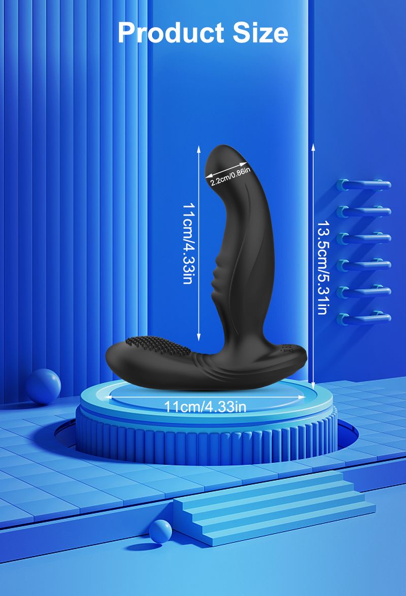 APP Control Männlich Wackeln Massaggiatore prostatico Vibratore anale Butt Plug Kletchen Stimolatore prostatico Plug anale anale Giochi sessuali per uomini 18_voghion.com