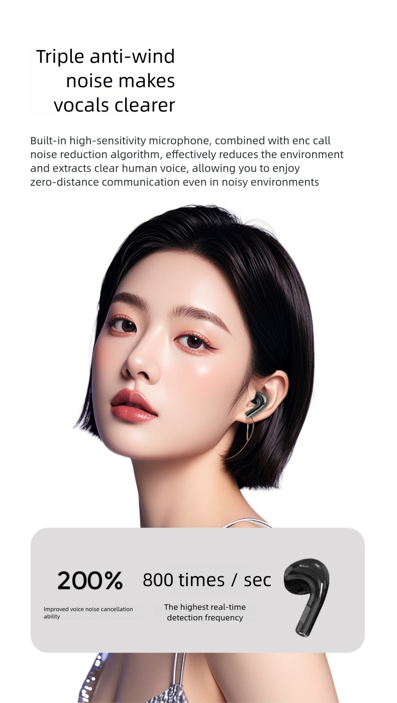 New Private Model Wireless G13PRO 5.4 High-Quality Sound Noise Cancelling Semi-In-Ear Bluetooth Earphones_voghion.com