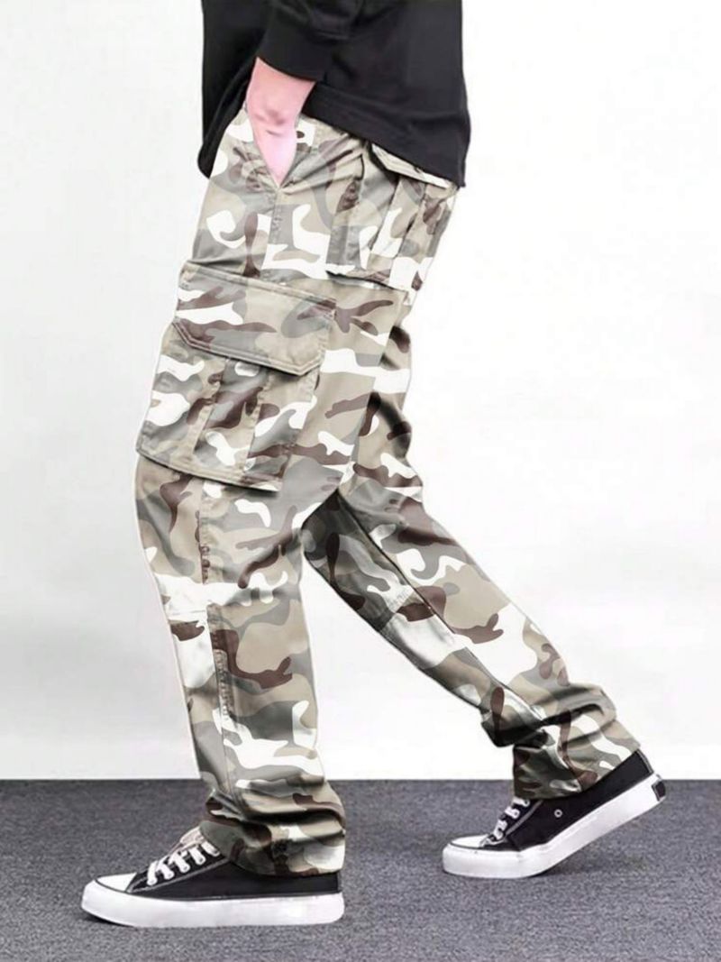 Cargohose für Herren – Militär-inspiriert mit mehreren Taschen, verstellbarer Taille (S-XXL, 6 Farben) – strapazierfähig und vielseitig für den Alltag_voghion.com