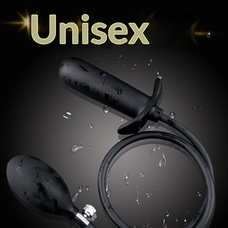 luckyqqyp Three-Bead Inflatable Plug Extended Back Chamber Pull Bead Silicone Fisting SM Expansion Anal Expander Erotic_voghion.com