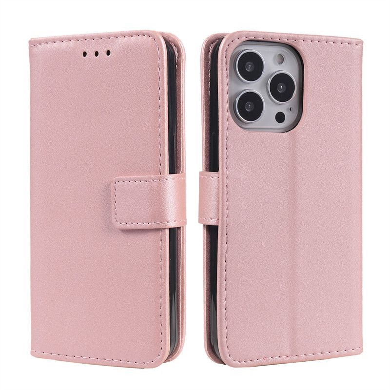 Pro iPhone 6 7 8 X XS XR 11 12 13 14 15 Plus Mini Pro Max Jednobarevné Magnetické Flipové Kožené Pouzdro Pro iPhone SE 2020_voghion.com