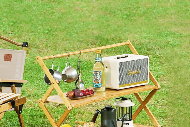 Outdoor Storage Folding Table Portable Multifunctional Multi-layer Organizer For Camping Special Tableware Rack_voghion.com