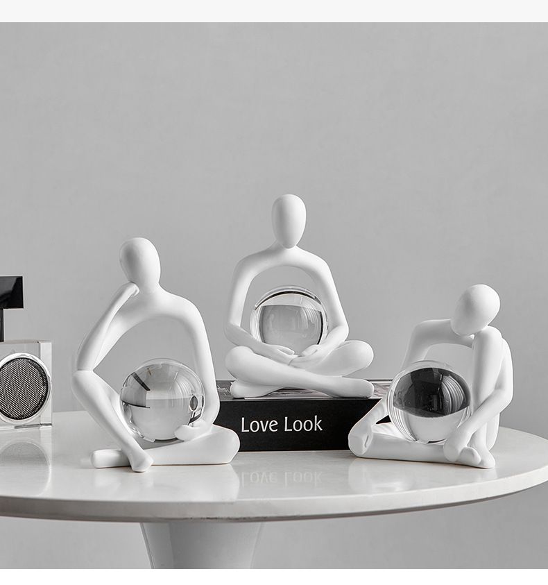 Wohnkultur Nordischer Stil Abstrakter Charakter Desktop Kleine Ornamente Einfache Kunst Home Wohnzimmer Veranda Dekoration Geburtstagsgeschenk_voghion.com