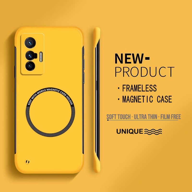 Ultra Thin Hard PC Magnetic Frameless Phone Case For Oppo Master NEO 3T GT 2 3 Realme 10 11 Pro Plus Matte Cover_voghion.com