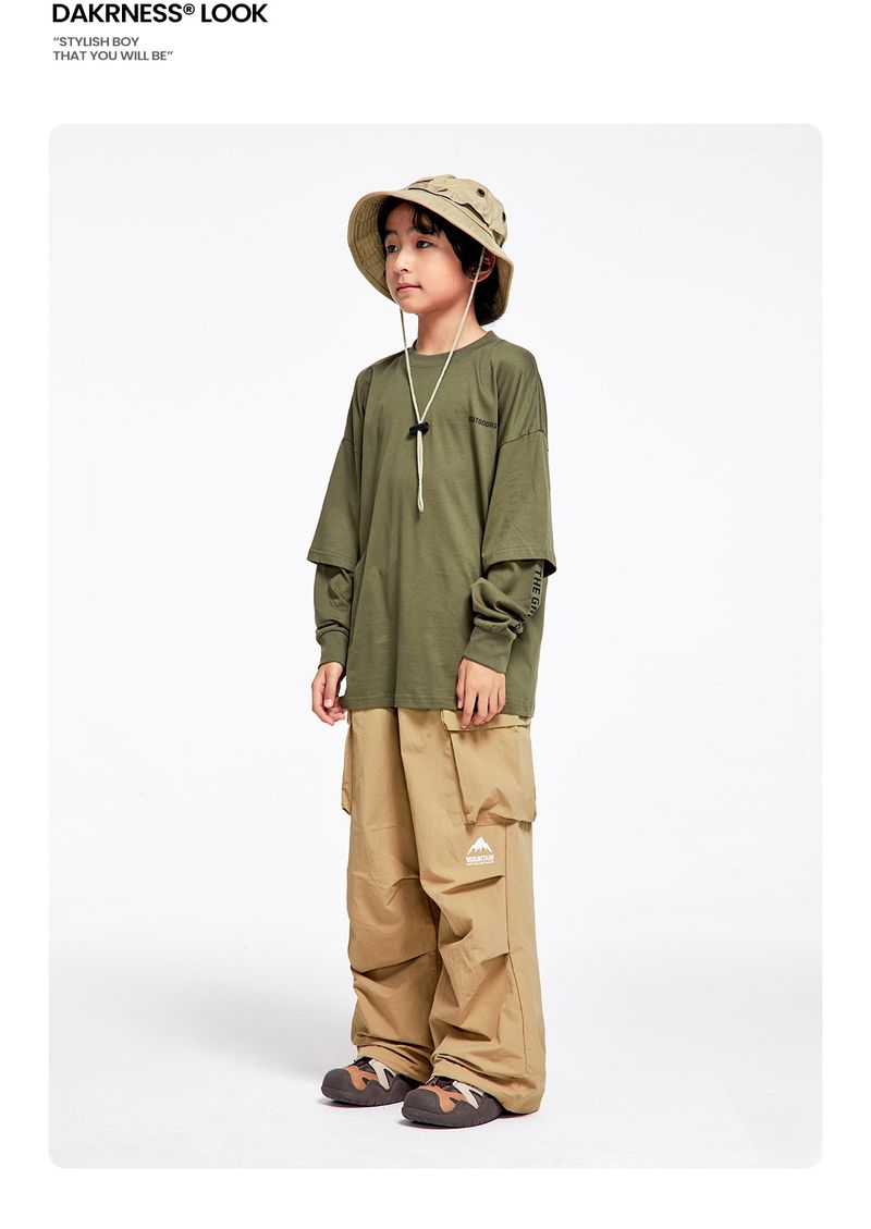 Kinderbekleidung Spring Mountain Series Fallschirmjäger-Overalls für Jungen und Mädchen, schnelltrocknende Outdoor-Freizeithosen für Kinder_voghion.com