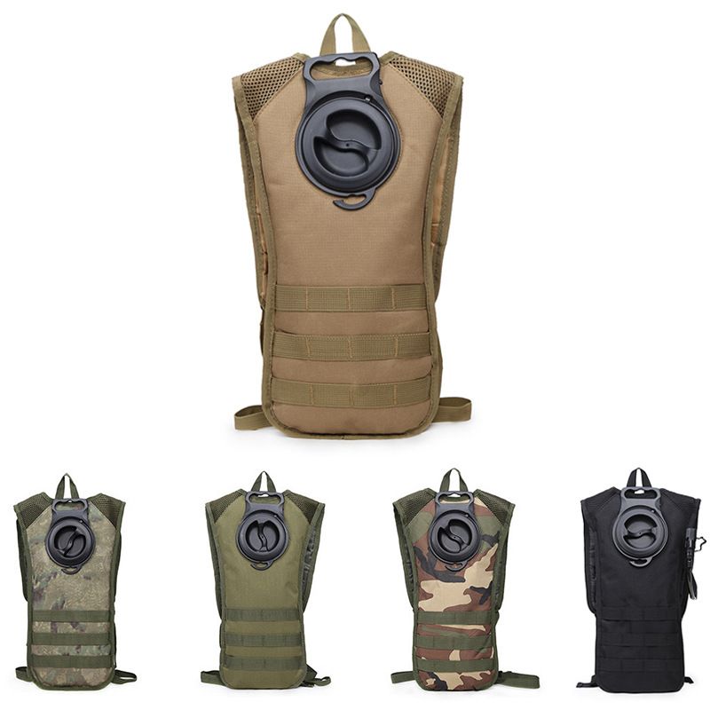 Bolsa táctica de hidratación para hombre, para viajes, ciclismo, senderismo, al aire libre, multifuncional, mochila con depósito de agua potable_voghion.com