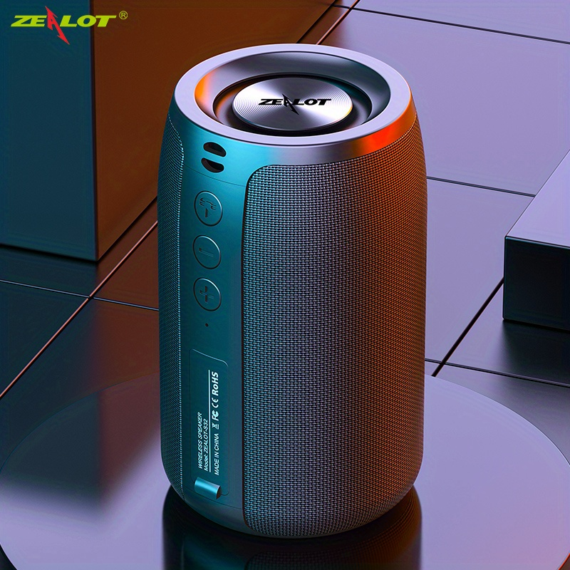 ZEALOT S32 5W Wireless Speakers, Outdoor Portable Subwoofer Speaker, Wireless Speaker, Dual Pairing,1800mAh Battery, 8 Hours Playtime Loud Stereo, Bo_voghion.com
