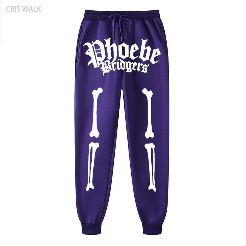 Men's Y2K Retro Streetwear Sweatpants Unisex Loose Fit Joggers With Drawstring & Letter Print (S-XXXL, 12 Colors)_voghion.com