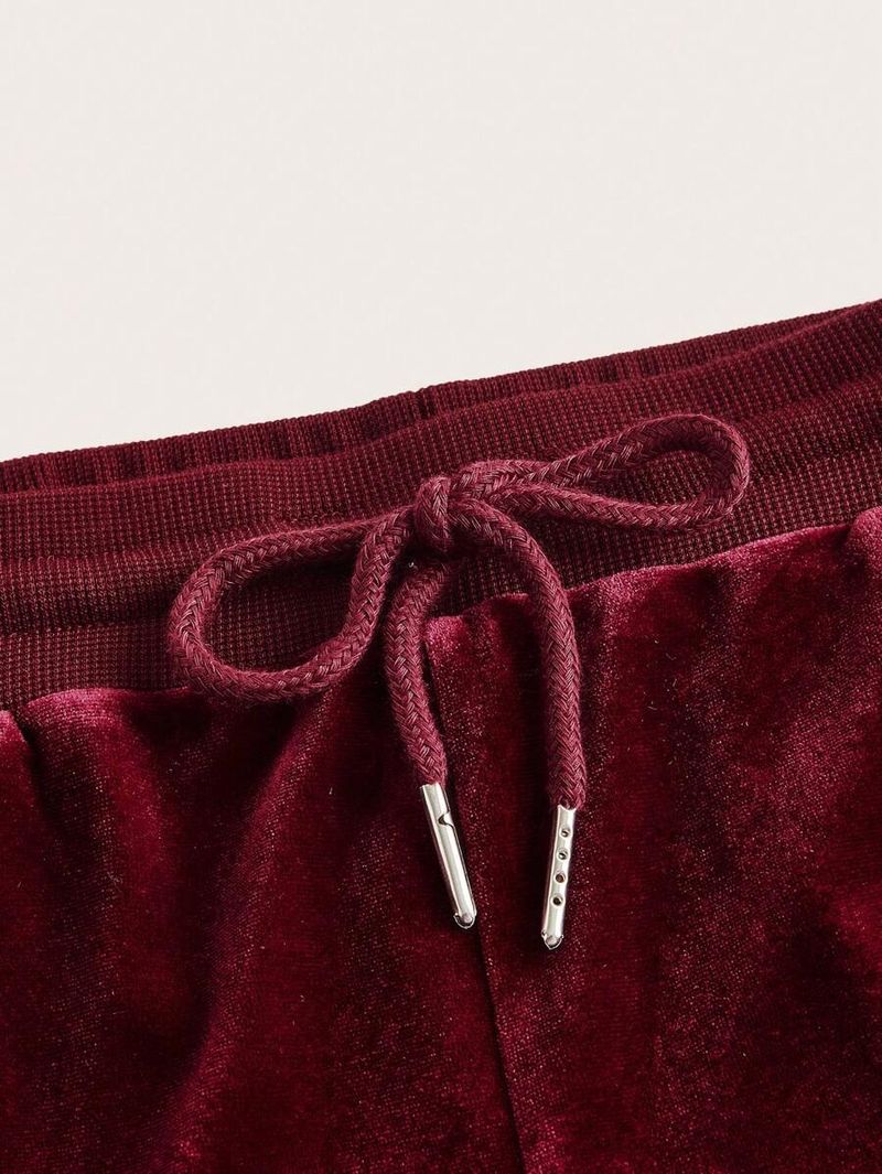 Vêtements pour femmes pantalons à cloche en velours diamant chaud pour femmes Y2k gothique fille chaude automne et hiver pantalons longs décontractés_voghion.com