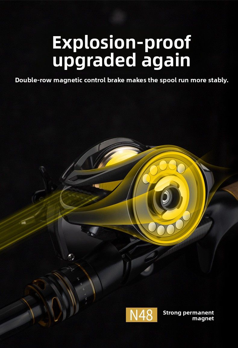 Chilun Violent Black Water Drop Carbon Arm Slow Jigging Thunder Strong Wheel Attrezzatura da pesca all'ingrosso_voghion.com