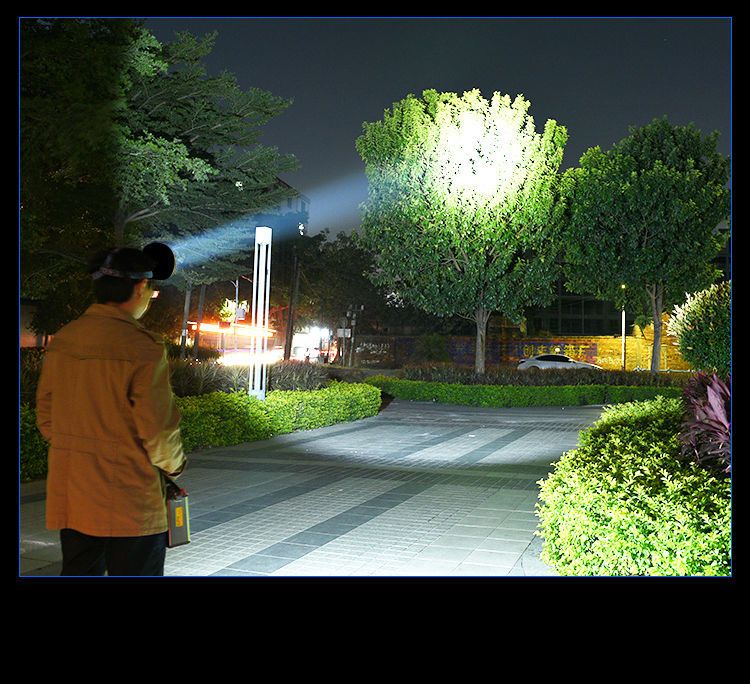 Lampada frontale a LED ad alta luminosità, ricaricabile P900, per esterni, con montaggio sulla testa, a lungo raggio, con batteria a durata ultra lunga, allo xeno_voghion.com