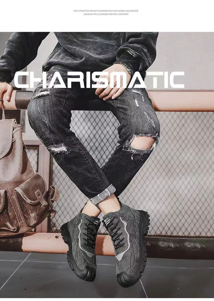 Man Comfortable Work Shoes Running Shoes Sneakers Mesh Footgear Footwear_voghion.com