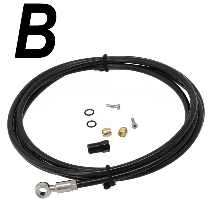 Fahrrad Ersatz Zubehör Für-Shimano BH90 System e Rohr 2m Brems Schlauch Kit Bike 2x Seag Ringe Banjo_voghion.com