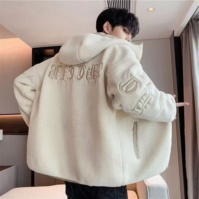 Lambskin Jacket Men's Autumn 2022 New Polar Fleece Autumn Clothes Autumn and Winter Fashion Brand Men's Jacket_voghion.com