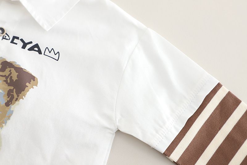 Abbigliamento per bambini primavera e autunno 2025, edizione coreana, camicia per cani, felpa con cappuccio, manica lunga, due pezzi, stile western_voghion.com