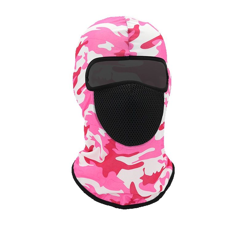 LazyZoom Ruidong Ice Silk Printed Outdoor Cycling Breathable Inner Liner Bicycle Mask Head Cover Hat_voghion.com