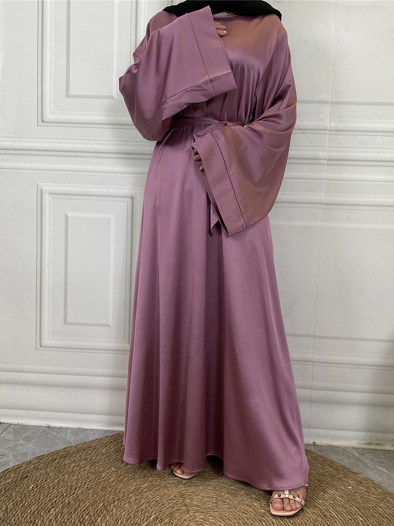 Yeni Müslüman Türk Abayas Jalabiyat Kadın Ramazan Kıyafetleri Fas Kaftan Parti Uzun Elbise Arap Kaftan Saten Kadın Elbisesi_voghion.com