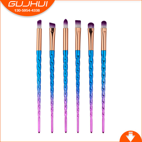 6 pcs makeup brushes, eye brushes, eyeliner brushes, unicorn set, beauty tools GUJHUI_voghion.com