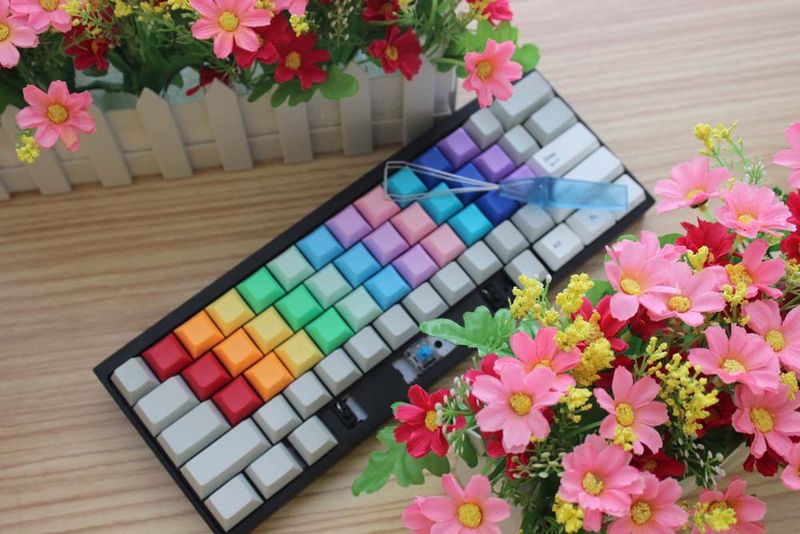 Dsa1x Gravürsüz PBT Kısa Top Kapak Monokrom Nical Klavye_voghion.com