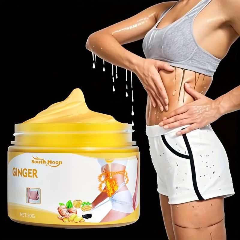 Crema reafirmante con cafeína y vitamina E - Crema caliente para resultados de ejercicio, ideal para vientres prominentes, tono beige claro_voghion.com