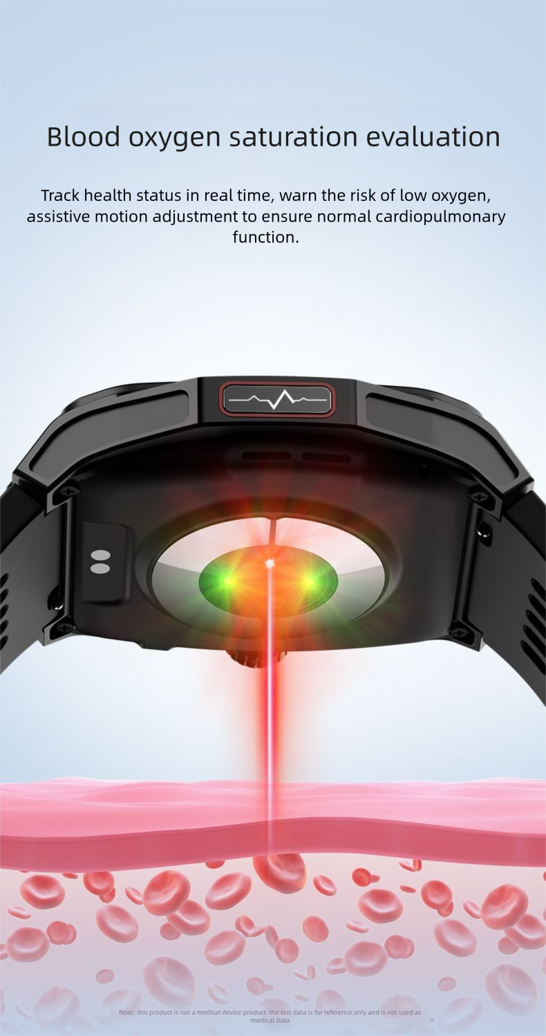 Schlafhilfe Smart Watch Gesundheitserkennung Herzfrequenz Blutdruck EKG Anruf Sportarmband Multifunktionales neues Modell_voghion.com