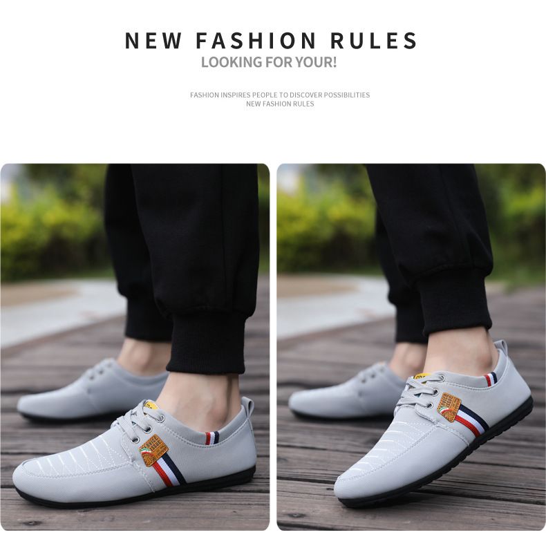 Skor i äkta läder för män Avancerade festskor Skor för kontor för män Affärsskor för män Nya fritidsskor i läder_voghion.com